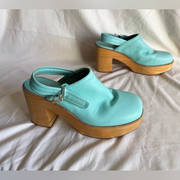 CHARLOTTE STONE
Bonnie Leather Slingback Strap Platform Clog size 10 - Picture 4 of 15